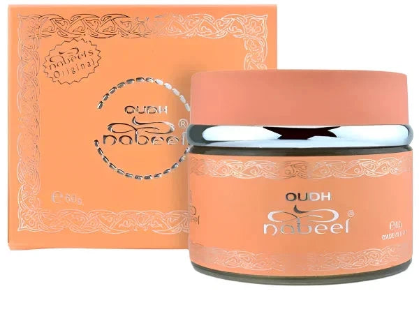 Nabeel Original Oudh 60gm Incense Bakhoor Jar