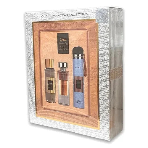 Oud Romancea Ard Al Zaafaran 3 Piece Perfume Gift Set