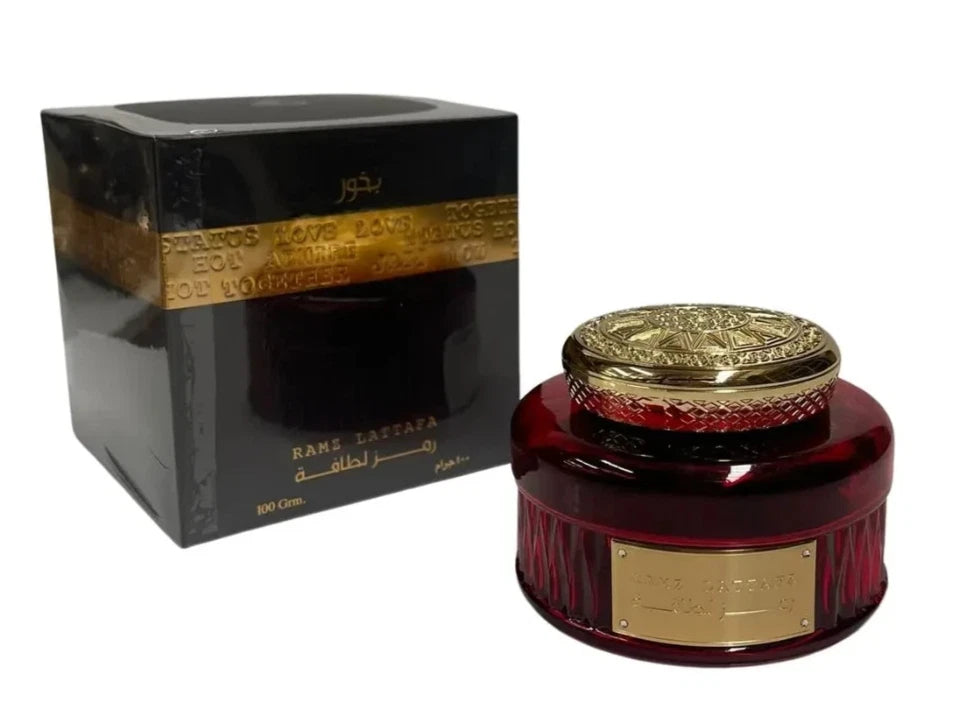 Ramz Gold Bukhoor Lattafa 100gm Oud Jar