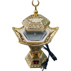 Gold Electric Incense Burner Bakhoor Mabkhara Oud